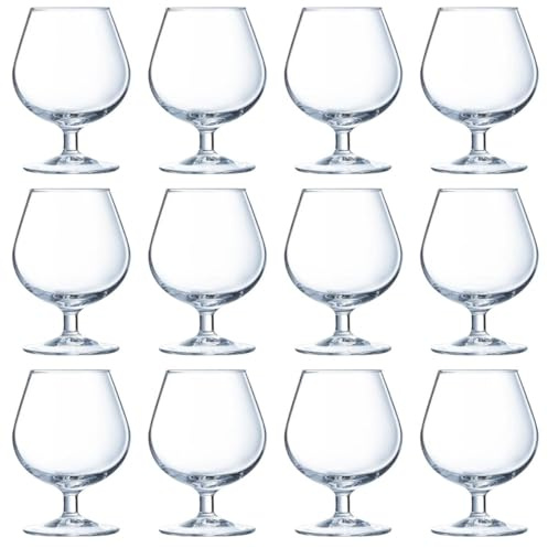Arcoroc Degustacion Caja 12 Copas Coñac Vidrio 15cl Sodo No Apto Microondas Apto Frigorífico Reciclable