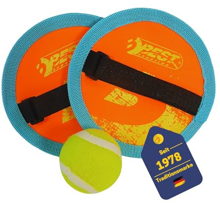 BEST SPORTING Neopren Catch-Ball-Set, orange (orange/blau)