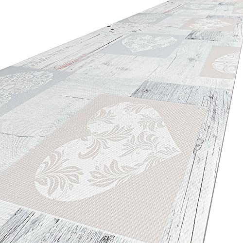 ANRO Küchenteppich Küchenläufer rutschfest & waschbar Teppich Küche Läufer Teppichläufer Bodenmatte für Küche Flur Shabby Abwaschbar 100 x 48cm