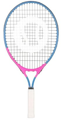 Racket Roots Rr Junior Racket 21 besaitet 195g Tennisschläger Blau - Pink Griffstärke 0