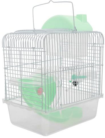 HAPINARY Doppelstöckiges Hamsterversteck Chinchillakäfig Groß Mit Drahtkäfig Für Kleine Haustiere Rattenplattformkäfig Hamsterburg Rattennestkäfig Atmungsaktiv Sicher Für Hamster Und Ratten