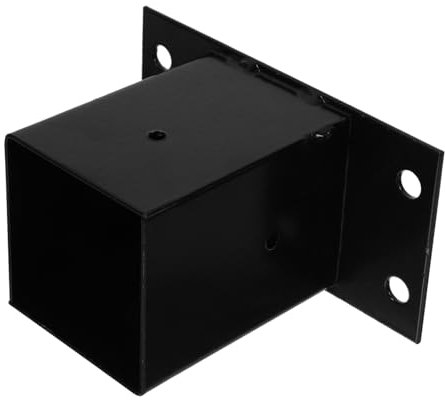 CANIGHT Post Base Protectors Heavy Duty Base for Deck Railing Metal Support for Mailbox Fences Sturdy Design for Handrail Installations