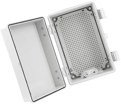 Boîte de jonction électrique - Boîtier de projet électronique - Charnière - Boîtier avec plaque de montage