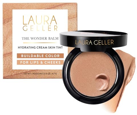 LAURA GELLER The Wonder Balm Cream Blush –Multi-Use, Honey Haze