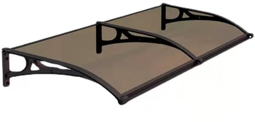 Door Canopy, Aluminum and Polycarbonate Awning for Entrance, Modern Pult Roof Design, Weather-Resistant Entryway Shelter