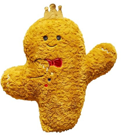 Peluche Pupazzo in pan di , cuscini in peluche di pan di , cuscini decorativi per albero di Natale, per feste di Natale, ragazzi, ragazze, bambini e bambini e bambini
