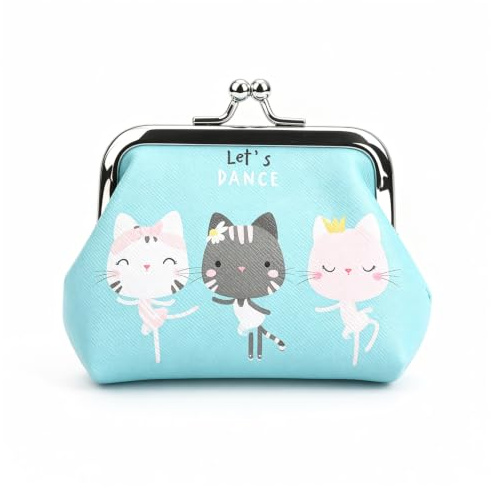 Coin Purse for Women Small Purses for Women Small Coin Purses for Women PU Leather Coin Wallet Small Purse Coin Pouch Mini Change Wallet with Kiss Lock for Women Girl Put Change Keys Headset Green