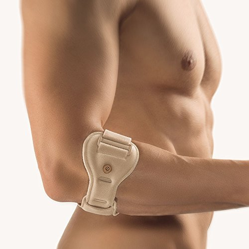 bort 022500 haut EpiContur mit 1 Pelotte für Tennisarm rechts und links tragbar, Universal, beige