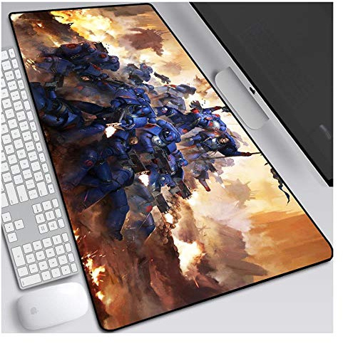 Mauspad Warhammer40K Speed ​​Gaming Mauspad |XXL Mousepad | 900 x 400mm Großformat | 3 mm Dicke Basis | Perfekte Präzision und Geschwindigkeit, Q