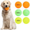 Nobleza Premium Hundeball, Vollgummi Hundespielzeug Ball,Kauspielzeug aus Naturkautschuk Hunde Ball,geeignet für alle Hunderassen, leuchtet im Dunkeln (D6cm), 6-teiliges Set