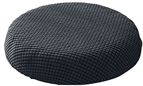 BESPORTBLE Runder Sitzhocker Bezug Stretch Schutzbezug Hockerbezug Elastic Stretch Spandex Stuhl Sitzbezüge für Bürostuhl Bürodrehstuhl Drehstuhl Stuhl Sitzbezug, Durchmesser 30-40cm