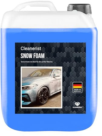 Cleanerist Snow Foam BLAU I Konzentrat | Autoshampoo I Wohnwagen & Caravan | Autowäsche I Foamer I Reinigungsschaum I 5 Liter