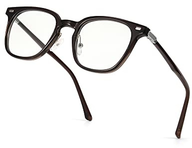 SIPHEW Unisex Blaulichtfilter Brille Computerbrille zum Blockieren von UV-Kopfschmerz Blaulicht ohne sehstärke Gaming Brille