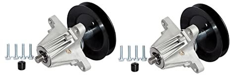 SCBHWJ 618-06978 918-06978 Spindelmontage mit Riemenscheibe, kompatibel mit RZT-S54 MTD Troy Bilt TB2454 Craftsman T8400 G8400 Z6660, passend für 137,2 cm Deck, 2 Stück