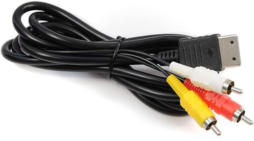 Gamer Gear Câble composite RCA AV TV vidéo audio pour console Sega Dreamcast 1,8 m