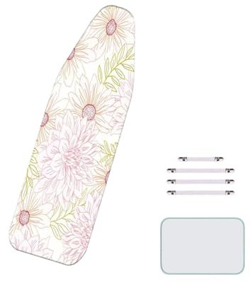 BLEDD Doppel-Bügelbrettbezug, extra groß 160 x 60 cm (passend für Bügeltische mit einer Länge von 145 bis 155 cm und einer Breite von 45 bis 55 cm)