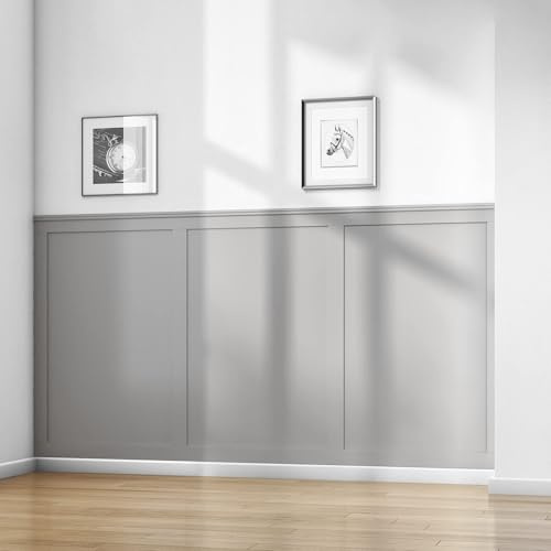 Cheshire Mouldings, MDF Modern Wall Panelling Kit, (H) 2000mm (W) 63mm (T) 9mm, Home and Interior WPKT2