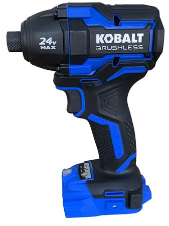 Kobalt XTR - Destornillador de impacto inalámbrico sin escobillas de 24 voltios de 1/4 pulgadas