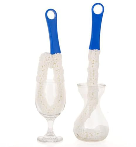 Cepillo Flexible para Copas de Vino 2 Unidades Azul