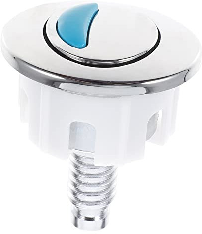 Yardenfun Spülkasten Wc Wc-fernbedienungstaste Toilettentaste Mit Doppelspülung Wc-ersatzteile Aus Sterlingsilber Doppelspülventil-ersatzknopf Wc-taste Mit Doppelspülung Toilettenspültaste Abs Silver