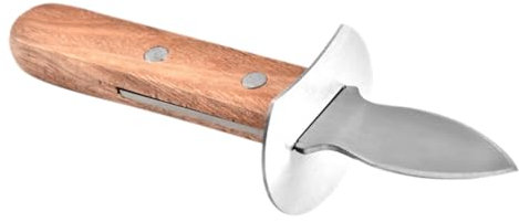 CIYODO 1pc Holzgriff Edelstahl Oyster Shucking Werkzeug für Meeresfrüchte Shucker
