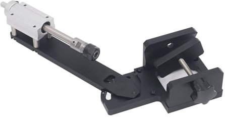 Topyond Angle Drill Guide, Adjustable Drill Block for Straight Holes, Self Centering Design, Aluminum Alloy Woodworking Tool for Round Rods and Pipes, for DIY Projects
