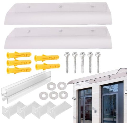 Outdoor Awning Shelter, Window Door Cover Shelter, Back Door Canopy, Front Door Canopy Awning, Patio Window Cover Shelter, Long Serving Life, Easy Installation For Back Door, Gardens, Porch