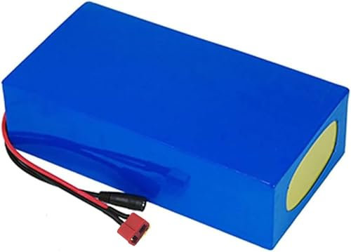 Batería Iones Litio para Bicicleta eléctrica 36V 48V 52V 60V, Batería Ebike 8Ah 10Ah 15Ah 18Ah 20Ah con Cargador y protección BMS incorporada, para 1000W 500W 200W 48V 15AH,T