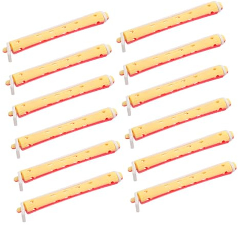 UKCOCO 24pièces Bigoudis pour Permanente Cheveux Courts Kit de Permanente avec Bigoudis Plastique