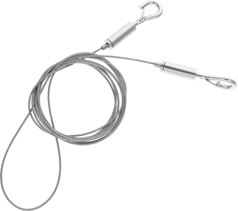 HAMPPLIES Cable Inoxidable para Colgar Cuadros Resistente y Duradero para Exhibición de Fotos y Decoración de Paredes Soporte Fiable para Marcos y Lámparas Uso Versátil Hogar y Oficina