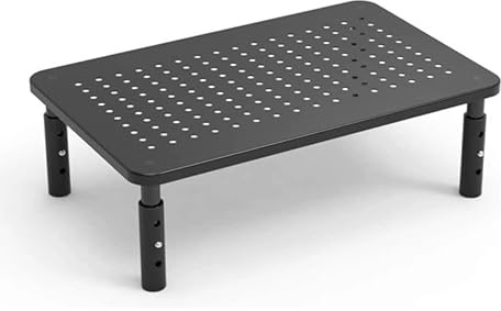 ZEEFAN Monitorständer für Schreibtisch, Computer-Monitorständer, höhenverstellbar, Laptop-Ständer, stabil und stabil, Schreibtisch-Organizer für Laptop, Drucker