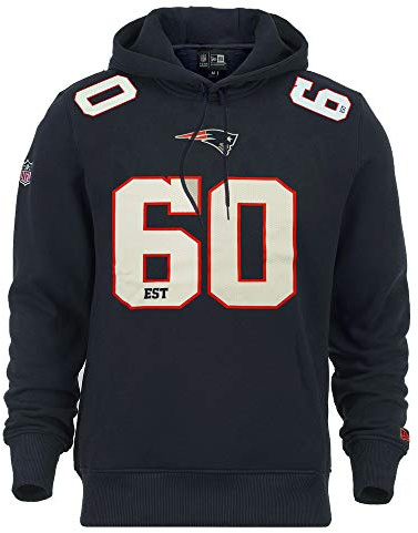 New Era New England Patriots Hoody Hoodie NFL Established Number