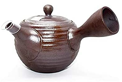 Théière japonaise Tokoname en céramique brun foncé 270ml