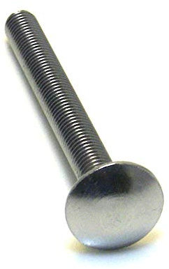10 Stk. Schlossschrauben Vollgewinde Edelstahl V2A metrisch M6 - M12 (6 x 80)