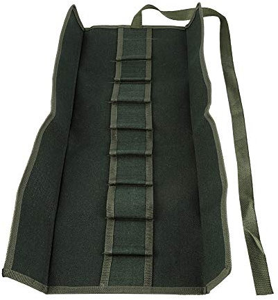 Borsa da giardino in tela Borsa da rotolo in bonsai Borsa di stoccaggio in rotolo portatile Borsa multifunzione portatile con 10 tasche per giardinaggio