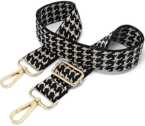 Schultergurt Für Taschen Taschenband Taschengurte Zum Wechseln Damen Breiter Taschenriemen Zubehör Shoulder Strap Tragegurt Bag A09 Gold/3,8cm