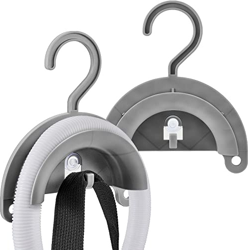 Qunclay 2 Pcs Hose Hanger Plastic Tube Holder with Suction Cups