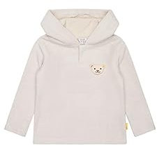 Steiff Fleece Hoodie/Kapuzensweat, beige-grau L000030054 gr.110