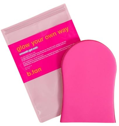 b.tan Self Tanning Gel Mitt - Fake Tan Applicator Glove for Face & Body