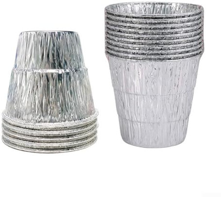 SPORTARC 25 Stück Grill-Eimer-Auskleidung, Fetteimer-Auskleidung, Mini-Fett-Eimer-Auskleidung, BBQ-Fett-Tropf-Eimer-Auskleidung Ersatz für Traeger Pro Serie für Green Mountain Grills