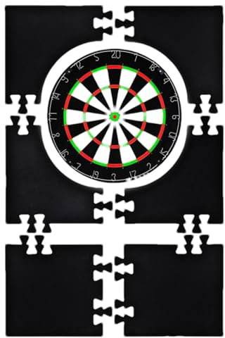 Dartscheibe Surround , schützender Dart-Zielhalter, tragbare Sicherheits-Dartscheiben-Wand, doppelte Schutzplatte, EVA-Dartscheibe, Wandschutzring, Spleißen für Dart-Liebhaber