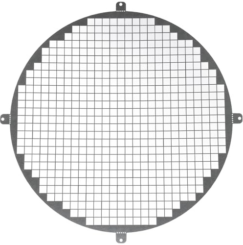 Repa Market 12 Inch Galvanized Steel Round Crawl Space Vent Grid - Inlet Outlet Ventilation Guard - Universal Metal Air Supply Exhaust Protection Mesh - Durable Duct Grille