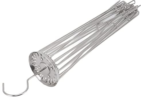 Tixiyu Tipo de paraguas, Percha de Acero Inoxidable, Tendedero Plegable para Toallas del Hogar Ropa Interior de Bebé