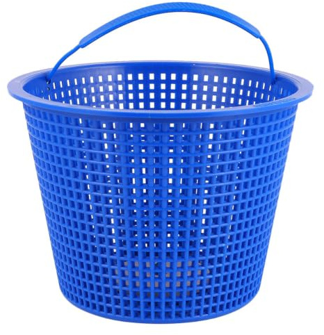Milisten Panier Piscine Filtre à Panier de Piscine en Plastique Bleu Anti-Obstruction Facile à Installer | Entretien Facile, Panier de Rechange pour Pompe, Format Compatible Déchets de Bassin