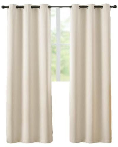 Cortinas Oscurecedoras,Cortinas Oscurecedoras | Cortinas de ventana que bloquean la luz, cortinas con aislamiento térmico,Cortinas efectivas para ventanas, cortinas gruesas para oscurecer el dormitori