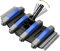 POOLAZA Aspirateur de piscine lesté avec raccord de tuyau rotatif de 3 cm, 4 cm, brosses de sol et latérales, aspirateur de piscine pour piscines souterraines, piscines hors-sol et piscines en vinyle