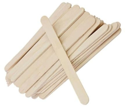 Uonlytech 50stücke Naturfarbene Holz-bastelstäbe Für Diy-bastelarbeiten Kreative Designs Ungewachst Gesund Und Umweltfreundlich