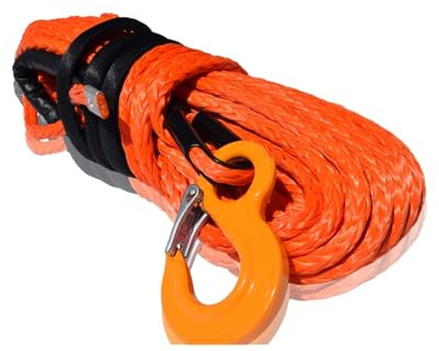 1 stück Orange 12mm * 30 m Synthetische Windenseil Spectra Windenkabel Abschleppseil for Offroad Autoteile