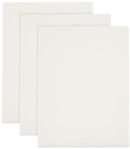 WEBEEDY 3 Pack Soft Flocking Sponge Bead Mat 12.4x9.25 Inch White Rectangle Beading Board Craft Mat for Jewelry Making Beading Stringing Jewelry Crafts Supplies Christmas Birthday Gifts Home Decor