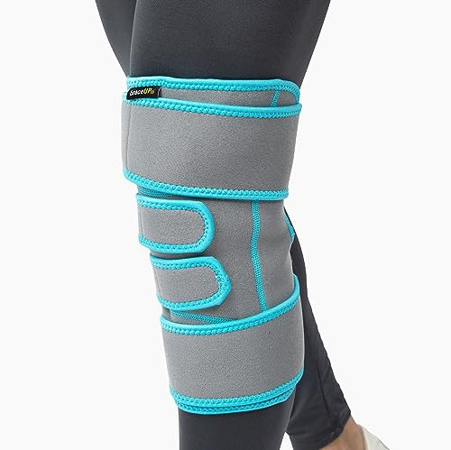 BraceUP Knie Kühlmanschette – Wiederverwendbares Kühlpack mit Klettverschluss für Schmerzlinderung bei Knieschmerzen, Arthrose, Schwellungen, Meniskusriss & Sportverletzungen